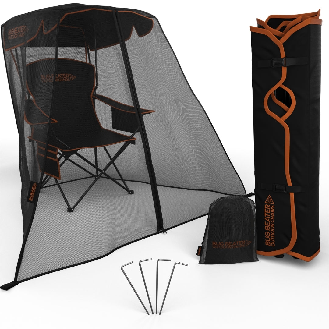 The Bug Beater™ 2.0 - The All-In-One Canopy Chair, Bug Net